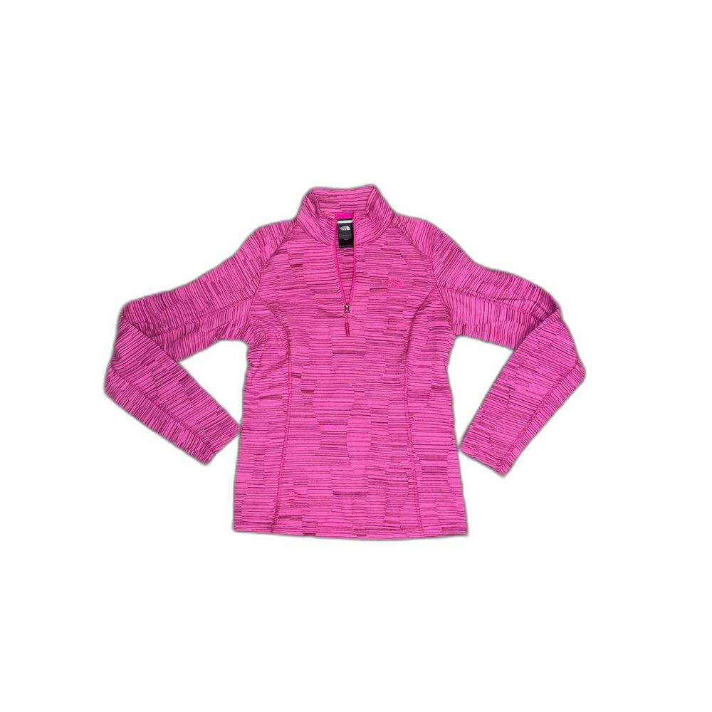 The North Face Women's Pink Polyester Quarter Zip Size S